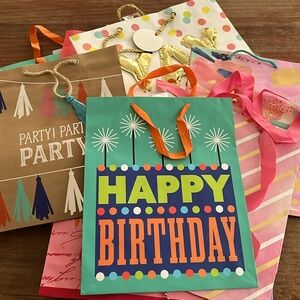 Lot of Birthday Gift bags new